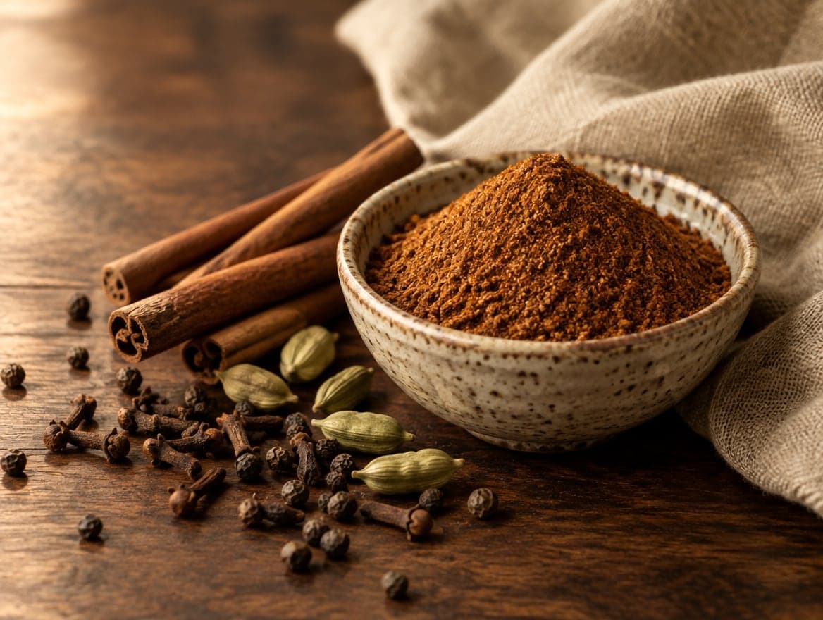 A jar of Arabic spice blend